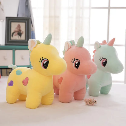 Kawaii Unicorn Pony Plush Toy 🦄✨ | Adorable Stuffed Animal for Kids' Parties & Christmas Gifts 🎉🎁