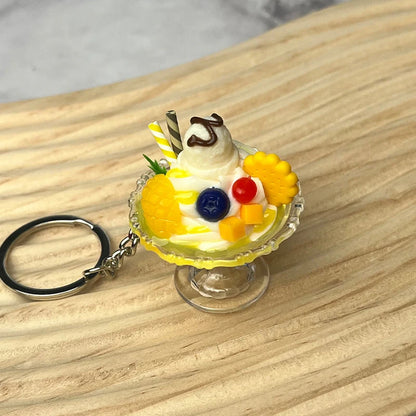 Whimsical Ice Cream Keychain Cup Pendant For Bags Cute Gift For Women 🍨🧁
