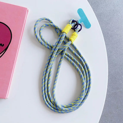Kawaii Adjustable Phone Lanyard 🌈✨ - Cute Detachable Crossbody Strap for All Phones! 📱💖