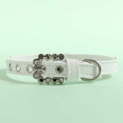 💖 Sparkling Pearl & Rhinestone Collar for Purr-fect Pets 🐾✨