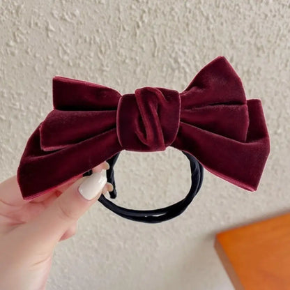 Kawaii Butterfly Hair Bun Maker 🦋✨ Cute DIY Styling Tool for Girls - Velvet & Pearl Hair Accessories!