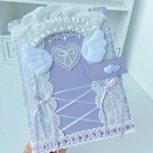 Sweet Kpop Photocard Album A5 Binder With Lace PU Cover Card Holder 📚💖