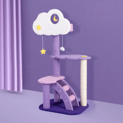 🌟 Dreamy Cat Wonderland Tower 🐾 with Cozy Hammocks & Fun Scratching Posts! 🐱✨