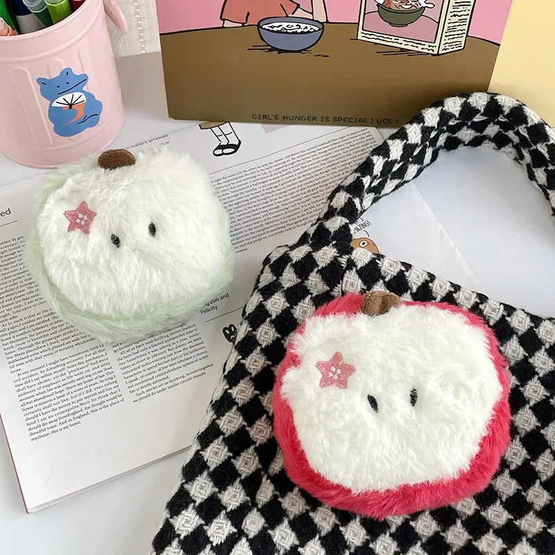 🍎 Sweet Apple Plush Coin Purse - Adorable Storage Buddy for Kids 🎈🥳 - Pixie Quill