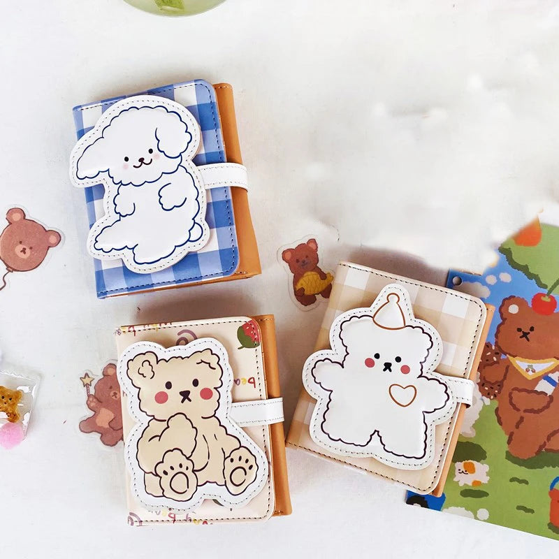 Adorable Kawaii Bear Wallet 🐻💕 - Cute Coin Purse & Card Holder for Students! - Pixie Quill