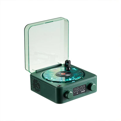 Kawaii Retro Vinyl Record Player 🎶✨ | Bluetooth Speaker with White Noise & RGB Light Magic 🌈💖