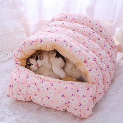 🐾 Cozy Cuddle Cat & Puppy Haven 🐱✨ Warm Winter Beds & Accessories for Furry Friends! 🛏️❤️