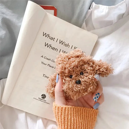 Kawaii Fluffy Bear & Bunny Silicone Case for Apple AirPods Pro 1 & 2 🐻🐰✨ - Adorable Earphone Cover for Girls in Autumn & Winter!
