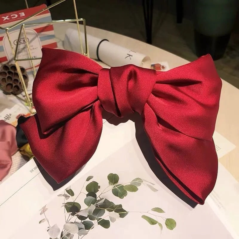 Adorable Bowknot Hair Clip 🎀✨ - Cute Ponytail Accessory for Trendy Girls! 🌸💕