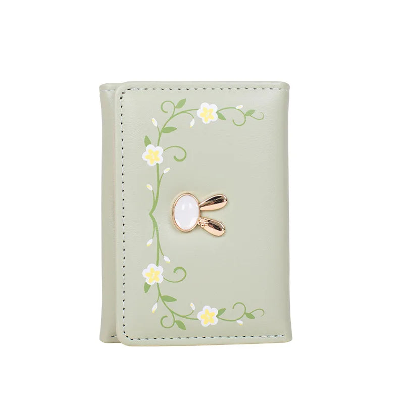 Adorable Bunny Wallet 🐰✨ | Fun Folding Coin & Card Holder for Students! 💖💳