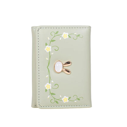 Adorable Bunny Wallet 🐰✨ | Fun Folding Coin & Card Holder for Students! 💖💳