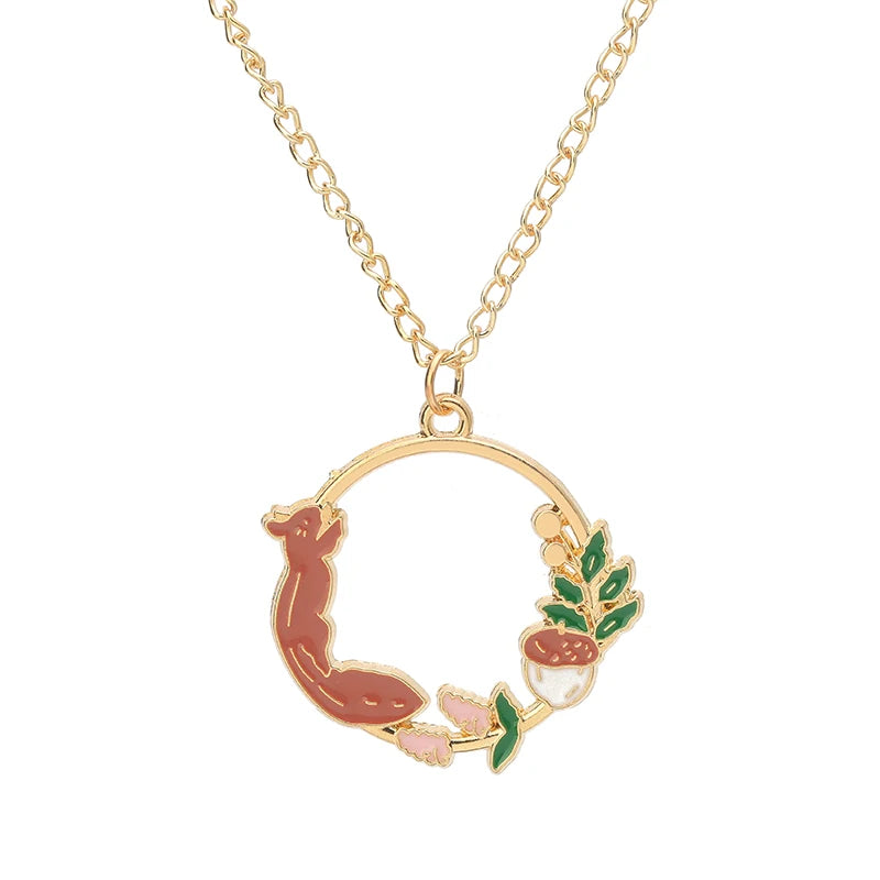 🐰✨ Adorable Sakura Bunny & Cat Pendant Necklace - Cute Charm for Trendy Ladies! 🌸💖 - Pixie Quill