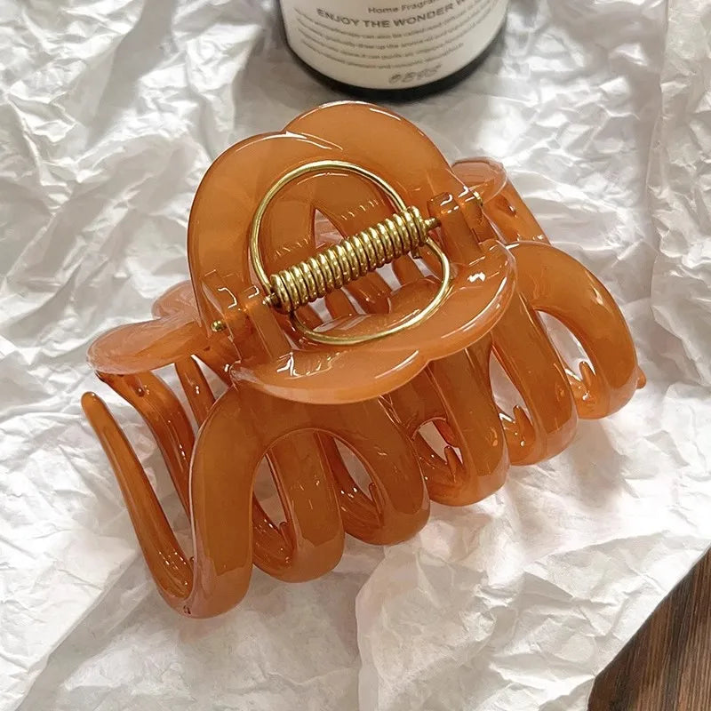 Sweet Pumpkin Hair Claw Clip For Women Cute Hair Accessory 💖🎃✨