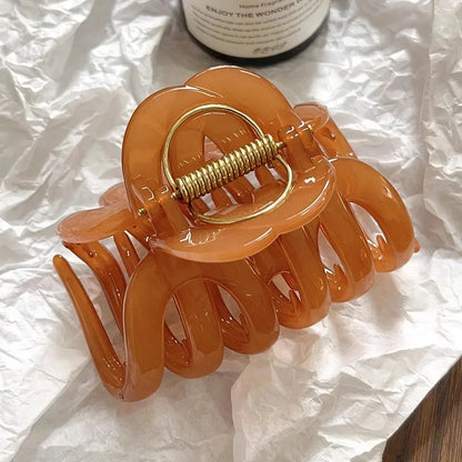 Sweet Pumpkin Hair Claw Clip For Women Cute Hair Accessory 💖🎃✨