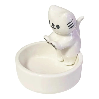 Adorable Cat Candle Holder 🐾 | Kawaii Kitten Candlestick for Cozy Aromatherapy 🕯️✨