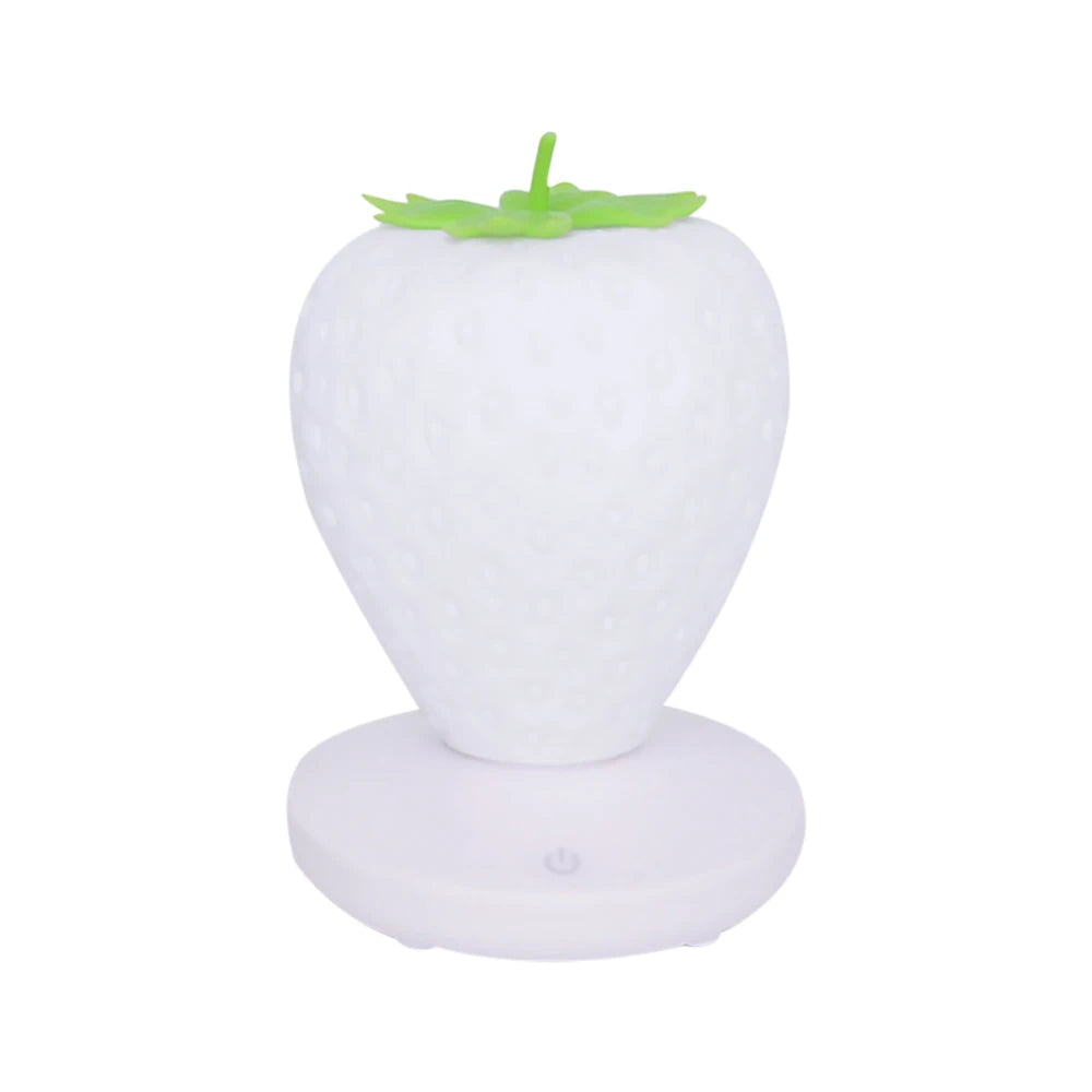 🍓Adorable LED Strawberry Night Light 🌟 Touch-Sensor & USB Rechargeable for Cozy Spaces! - Pixie Quill