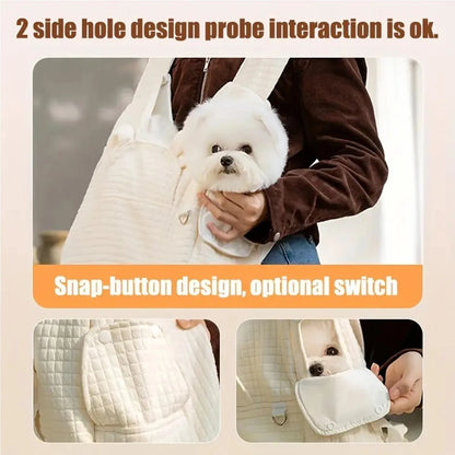 Kawaii Cozy Pet Backpack 🐶💕 | Large Capacity Travel Carrier for Small Dogs & Cats 🐱✨