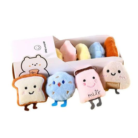 Kawaii Catnip Rice Ball Plush Toy 🎉🐾 - Adorable Boredom Buster for Cats! 🐱💖