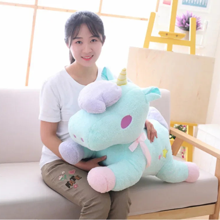 Adorable Kawaii Unicorn Plush Toy 🦄 | Soft & Snuggly Baby Pillow for Kids 🎁 | Perfect Birthday Gift!