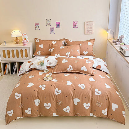 Charming Strawberry Dreamland Duvet Set 🍓✨ Cozy Kawaii Bedding for Sweet Sleep!