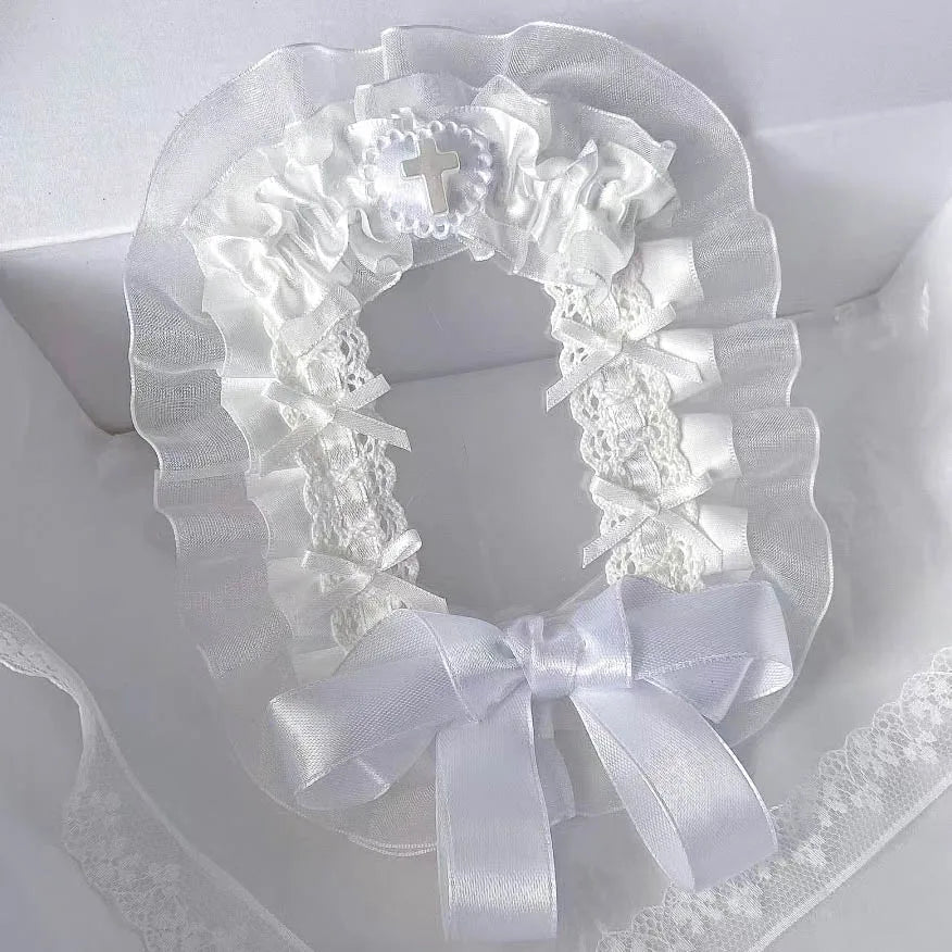 Ribbon Bowknot Lace Card Holder 3 Inch Photocard Toploader For Anime Ita Bags 🎀🃏