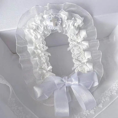 Ribbon Bowknot Lace Card Holder 3 Inch Photocard Toploader For Anime Ita Bags 🎀🃏