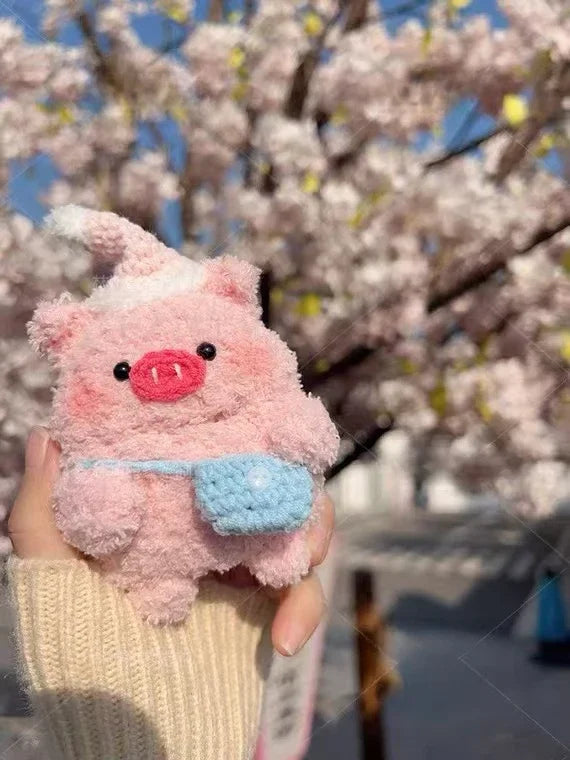 Adorable Piggy Silicone Case for Apple AirPods 🐷✨ Plush Cartoon Cover for AirPods Pro & 1-4