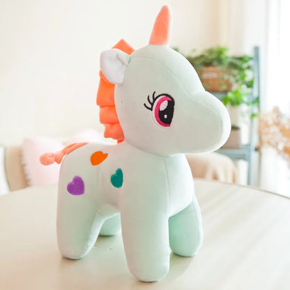 Kawaii Unicorn Pony Plush Toy 🦄✨ | Adorable Stuffed Animal for Kids' Parties & Christmas Gifts 🎉🎁