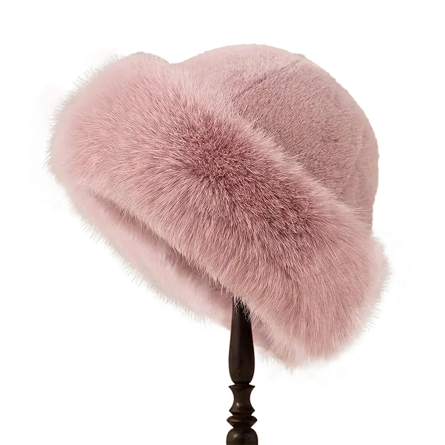 Fluffy Plush Fur Hat Beanie Warm Thick Mongolian Style for All Seasons ❄️