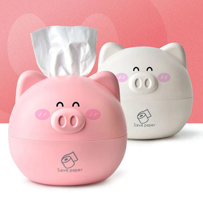 Kawaii Pig Tissue Box 🐷✨ | Cute Desktop Napkin Cover for Home & Restaurant 🎀 | Perfect Gift for Kids & Animal Lovers 🐖💖