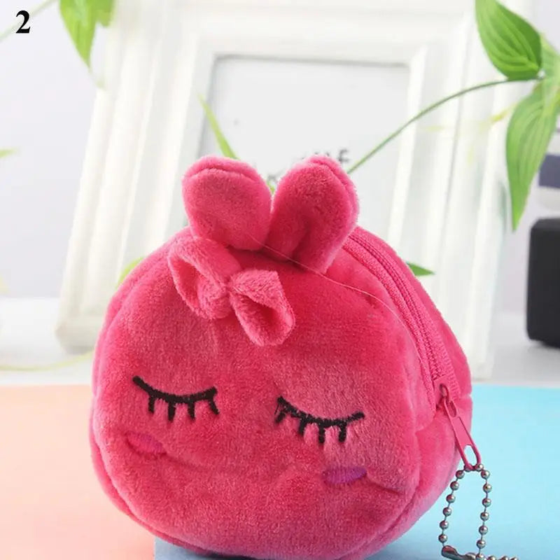 🍉🍊Adorable Fruit Plush Coin Pouch - Mini Wallet for Sweeties! 💖✨