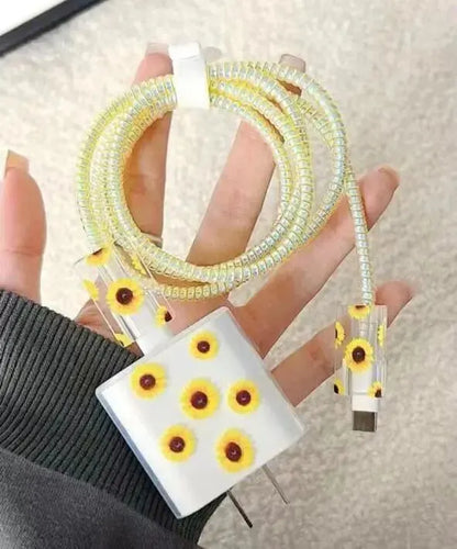 Kawaii TPU Case for Apple 18/20W Charger 🌈✨ - Adorable Bite Protector Shell for iPhone 14/13! 🐾💖