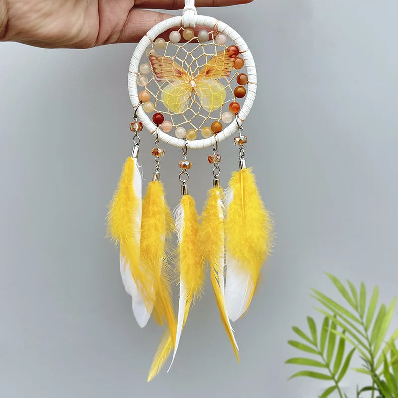 Dream Catcher Butterfly Wind Chimes Car Hanging Ornaments Gift 🪶🦋