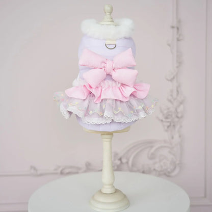 ✨Charming Striped Winter Skirt for Pups! ❄️🌟 Waterproof & Adorable Designs for Small & Medium Dogs 🐾💖
