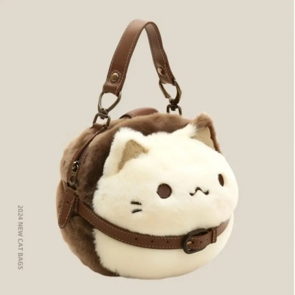 Kawaii Plush Cat Handbag 🐱✨ - Adorable Crossbody Tote for Trendy Women! 🌟💖