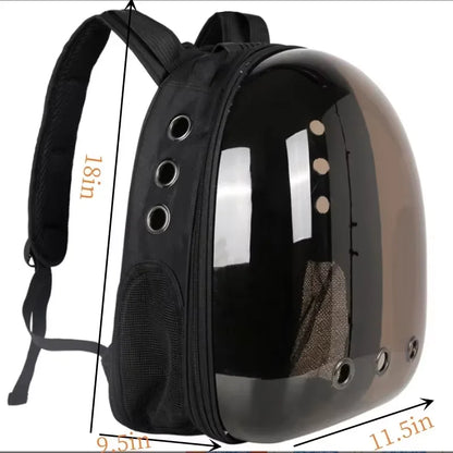 Kawaii Space Capsule Cat Carrier 🐾✨ - Breathable & Adorable Pet Travel Bag for All Furry Friends! 🐱💖