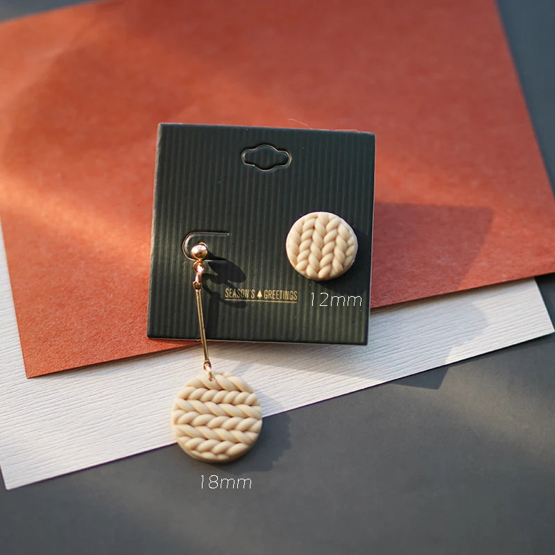 Whimsical Floral Christmas Earrings Set Handmade Polymer Clay Dangles Multicolor Palette For Women 🎄✨