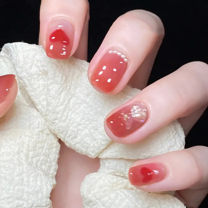 Cute Kawaii Bunny Press-On Nails 🐰✨ | 24 Pcs Full Coverage Acrylic Nail Art Set 🎨 | Reusable & Adorable Fake Nails with Tools! 💅🌸