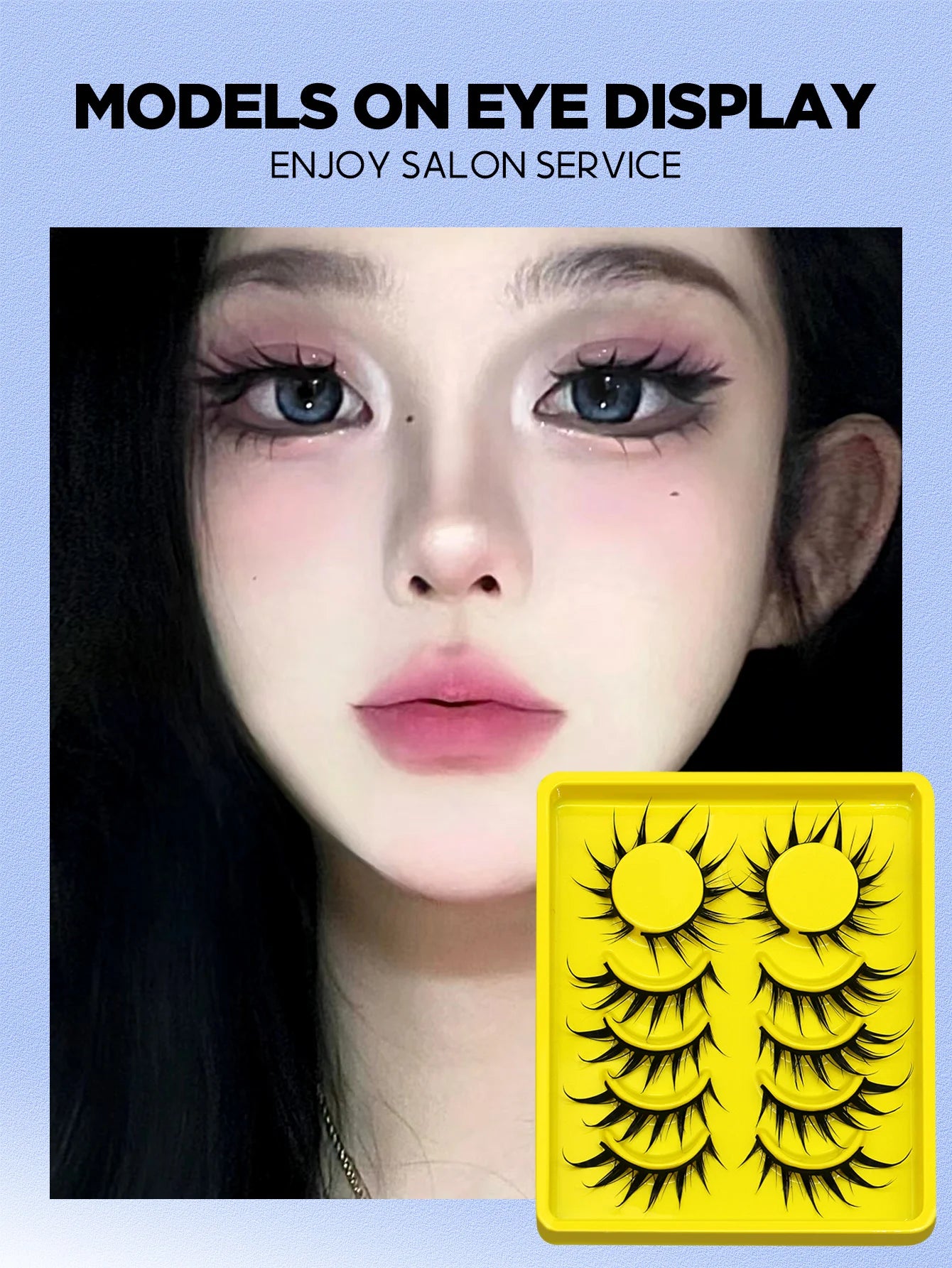 Cat Eye Lashes Manga Style 3D Faux Mink Lashes Winged Wispy Cross Natural Elongated Look 😺✨