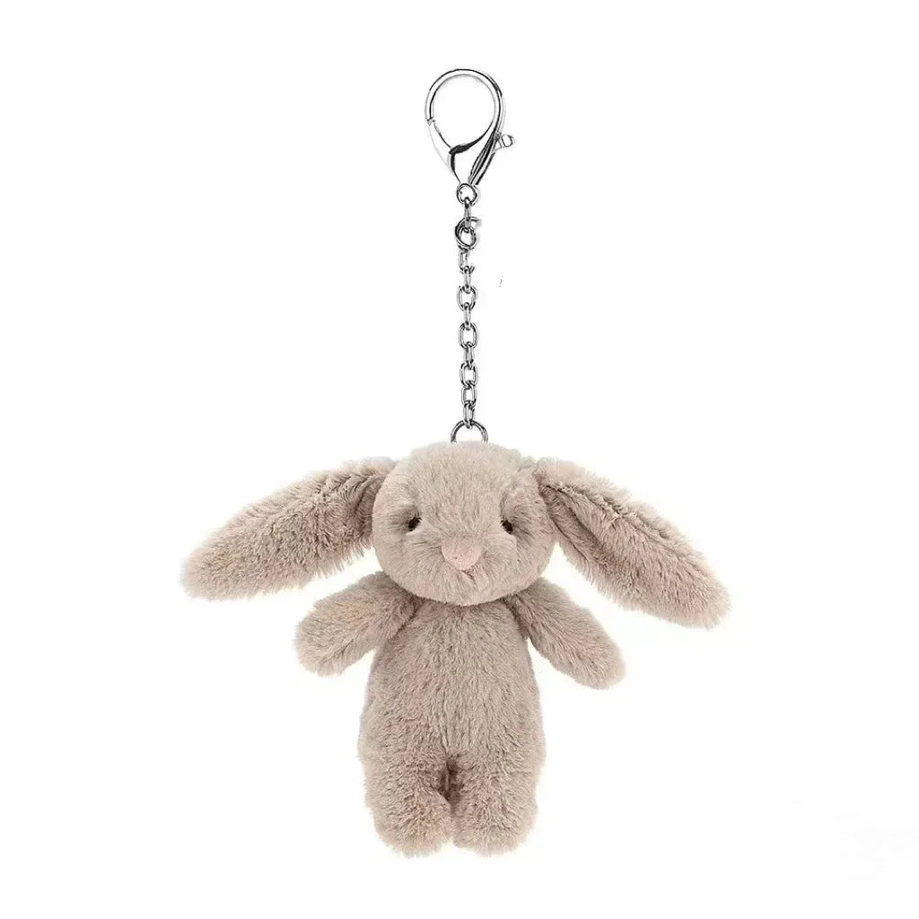 Cute Cartoon Rabbit Keychain With Pom Pom Charm And Bag Accessory 🐰💖