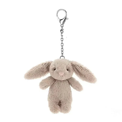 Cute Cartoon Rabbit Keychain With Pom Pom Charm And Bag Accessory 🐰💖