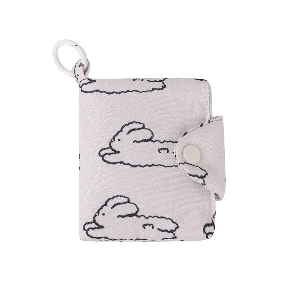 Kawaii Canvas Coin Purse 🎀 | Cute Multi-Layer Card Holder 👜 | Adorable Student Storage Bag 🌟