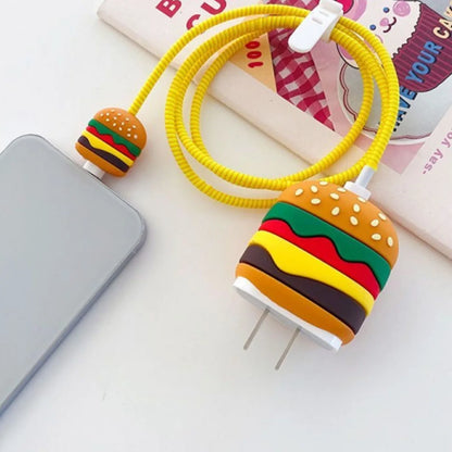 Adorable 3D Ice Cream USB Cable Protector 🍦✨ for iPhone 18/20W - Kawaii Cartoon Winder & Fast Charging Cover!