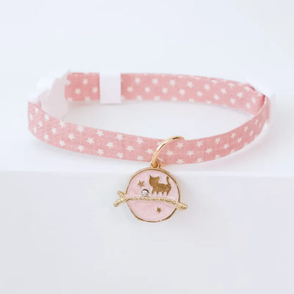 🐾 Adorable Cat & Puppy Breakaway Collar with Bell 🎀 - Adjustable 18-48CM Cutie! 🐶🐱
