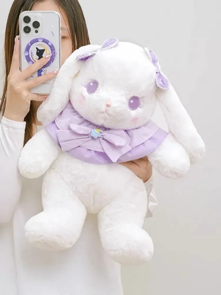 Adorable Bunny Bear Plushie 🐰✨ - Soft Cuddly Throw Pillow for Kids 🎁💕