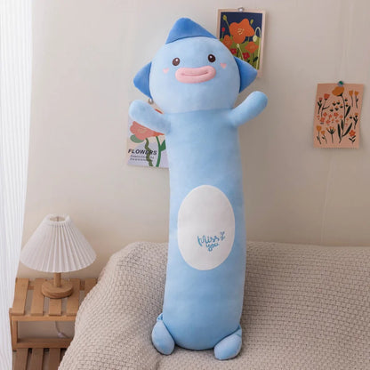 Kawaii Axolotl Plush Pillow 🐾 | Adorable Cartoon Cushion 🎀 | Perfect Gift for Birthdays & Xmas 🎉