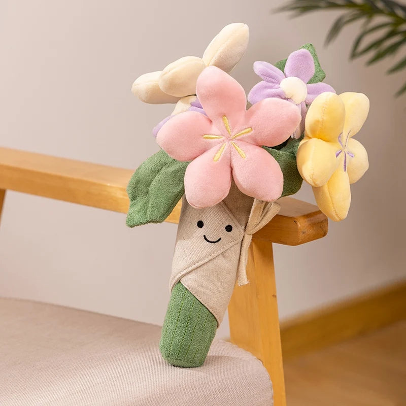 🎉 Cute Hamburger & Sandwich Plushie Bouquet 🌼 Cuddly Toy Gift for Kids & Girlfriends! 🍔💖