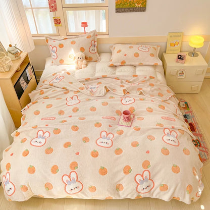 Cute Strawberry Dreams 🍓✨ Cozy Flannel Blanket for Kids - Perfect for Cuddles & Adventures! 🌟🛋️ - Pixie Quill