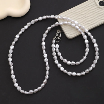 Luxury Pearl Beaded Crossbody Phone Lanyard For Women Anti Lost Mood Charm 📱💎