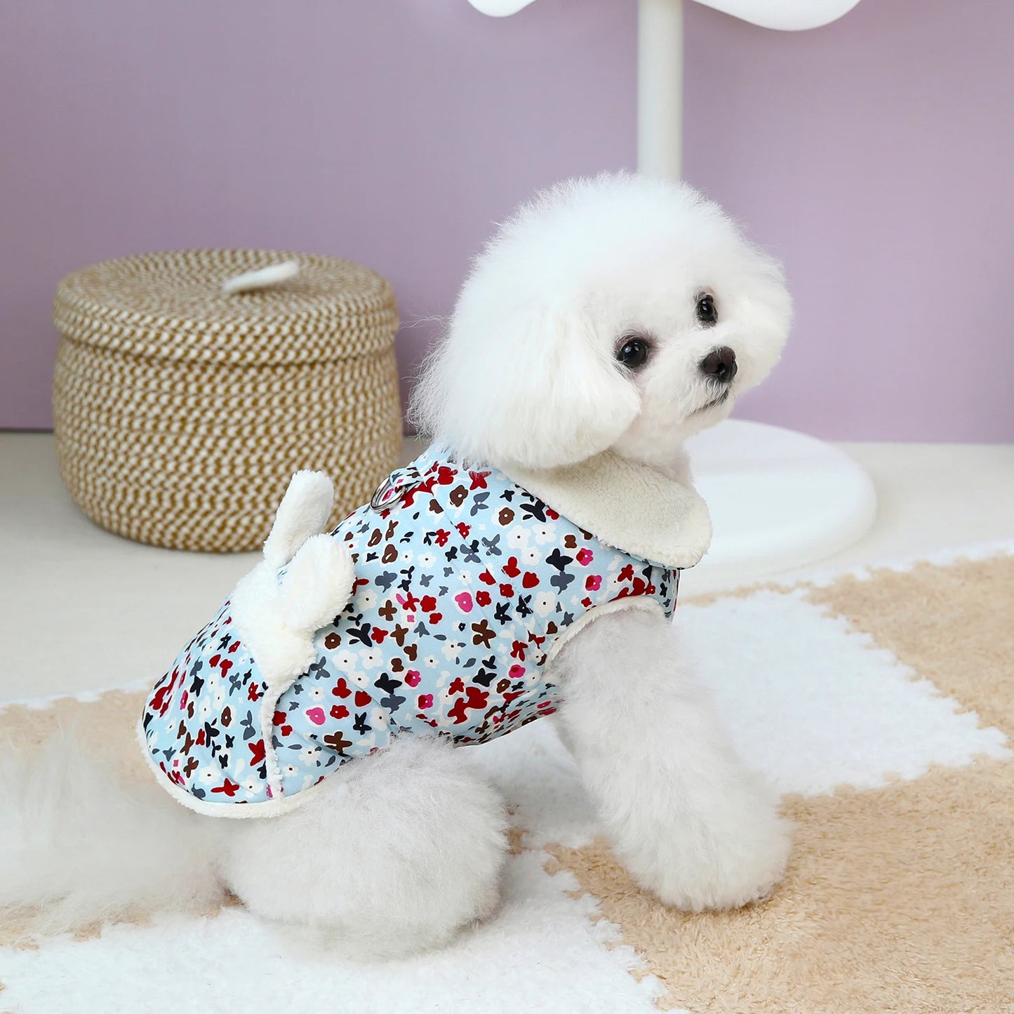 Cozy Pup Winter Coat ❄️🐾✨ for Snuggly Small & Medium Dogs - Adorable Jacket for Chihuahuas, Pugs & Teddies!